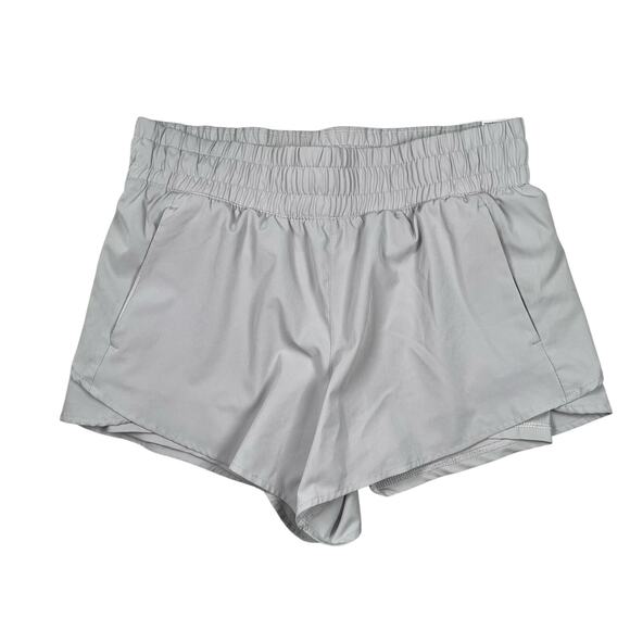 Avia Shorts Womens M 8-10 Gray Lined Front Pockets 3.5" Inseam Running Gym - Picture 1 of 8